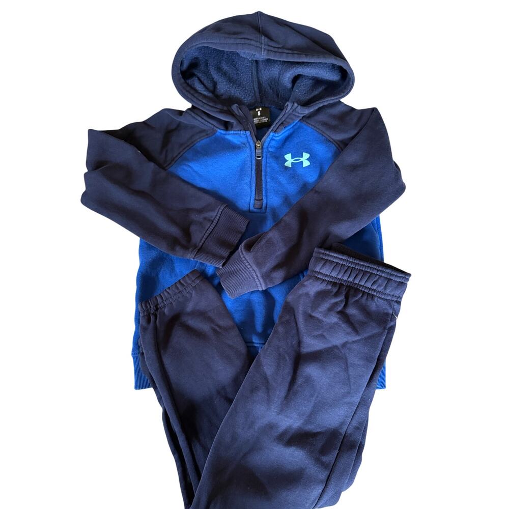 Under Armour Blue and navy Hoodie set size 5